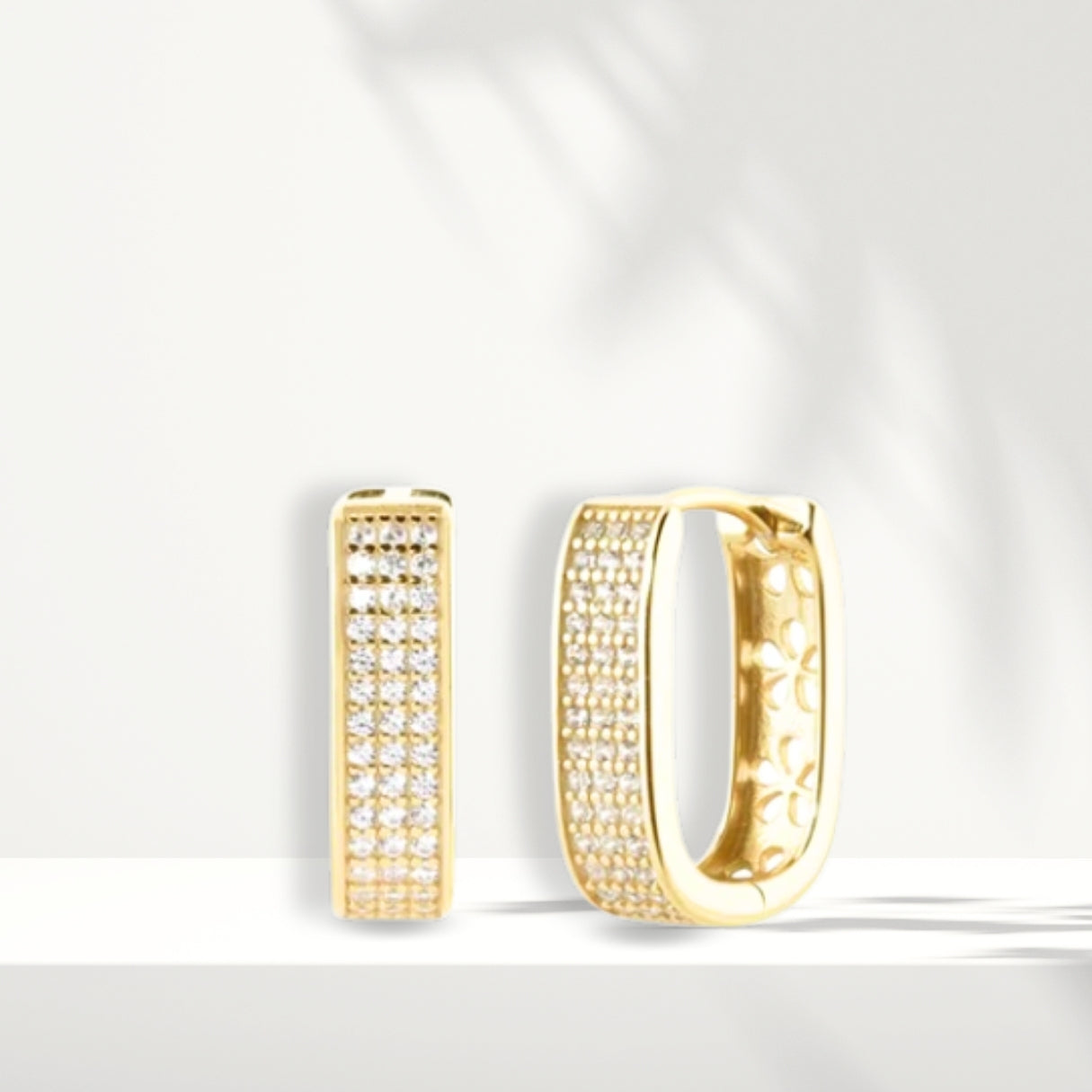 Orecchini placcati in oro