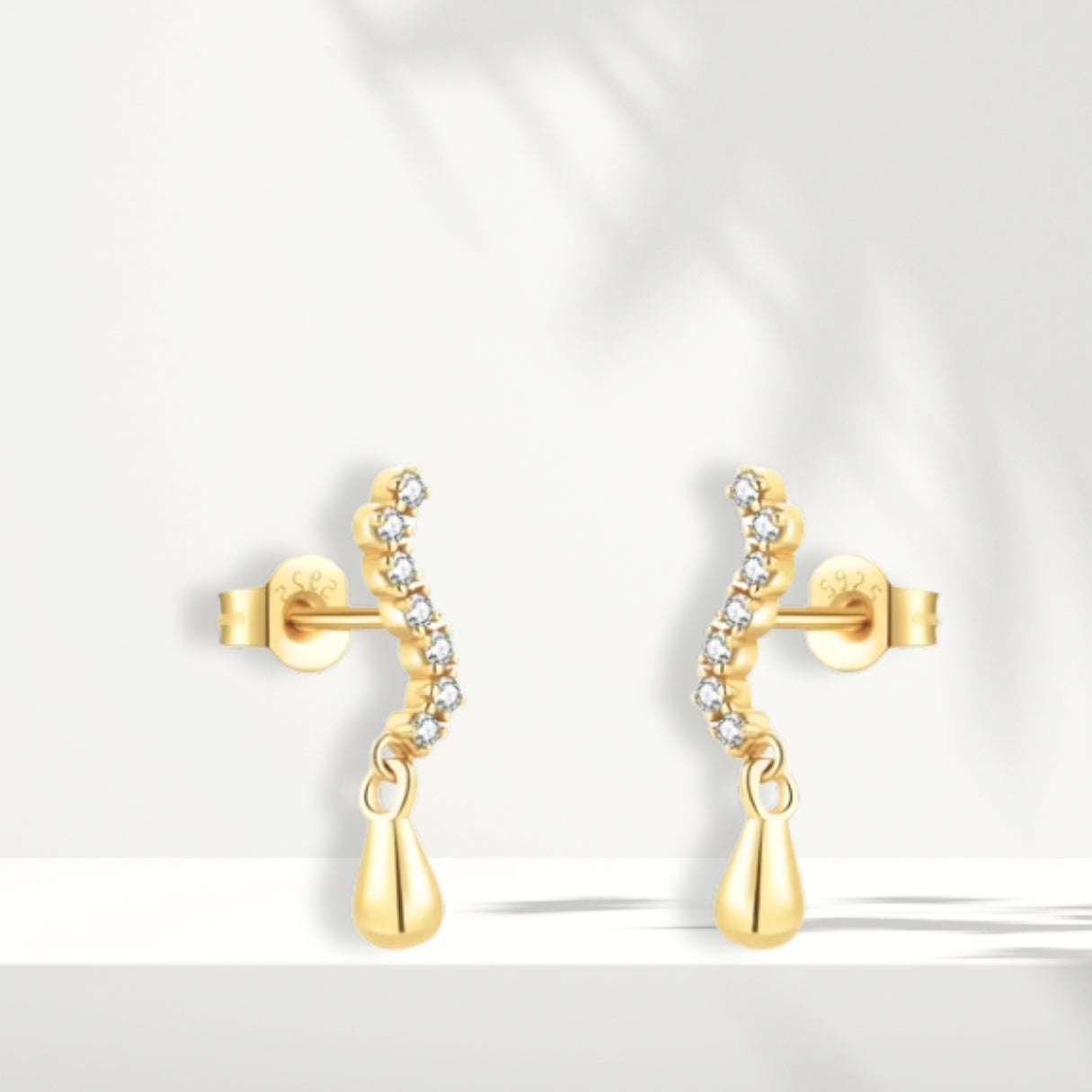 Orecchini placcati in oro