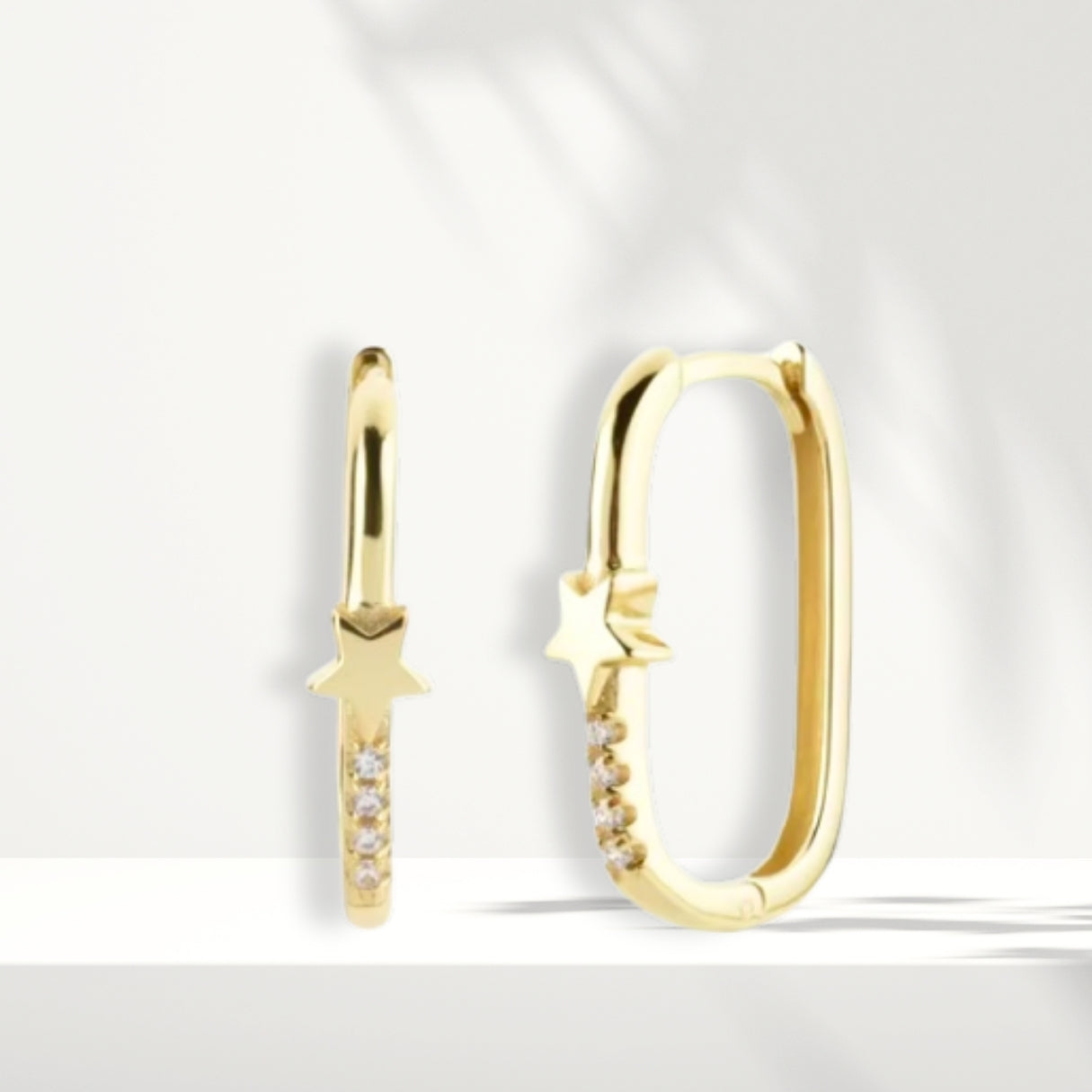 Orecchini placcati in oro