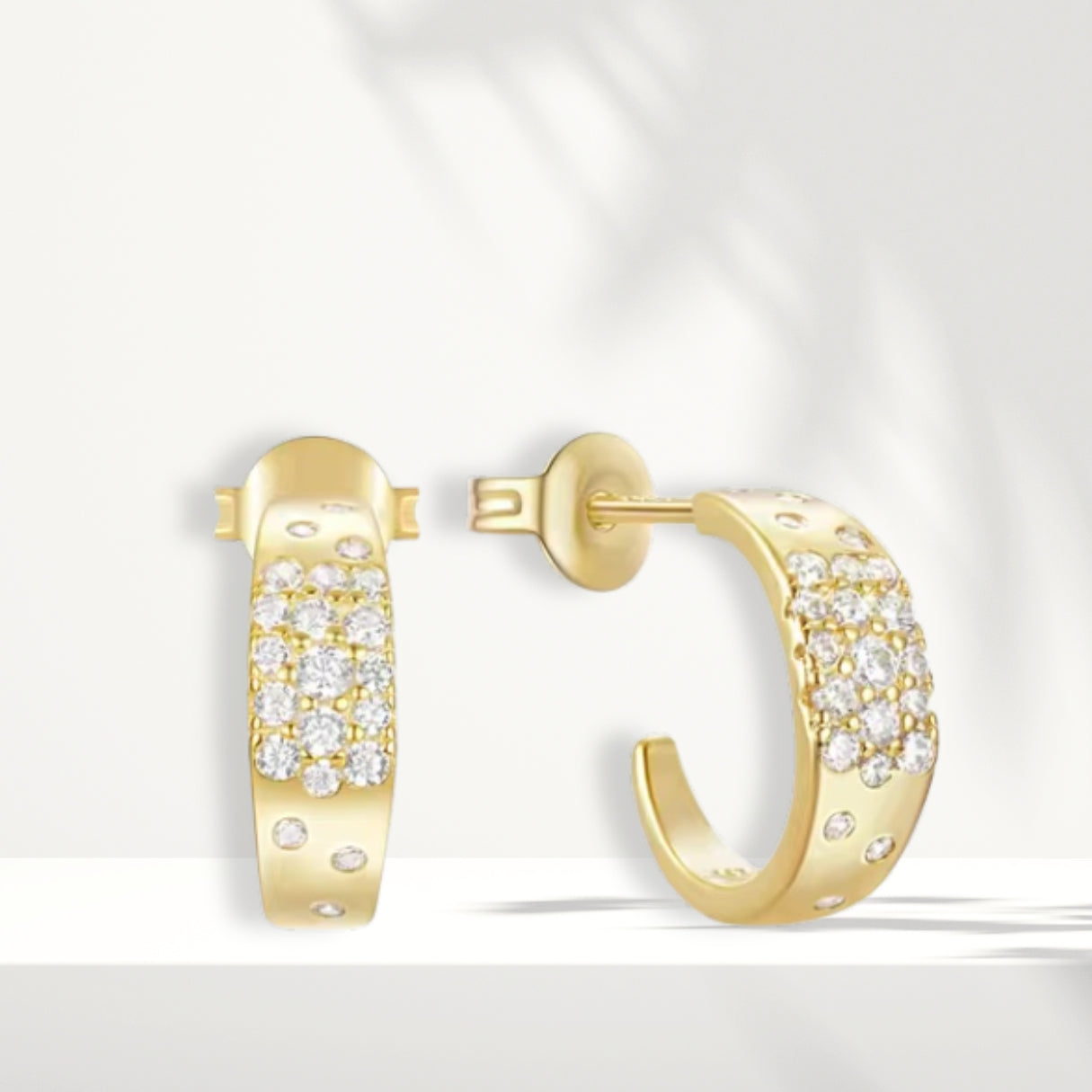 Orecchini placcati in oro