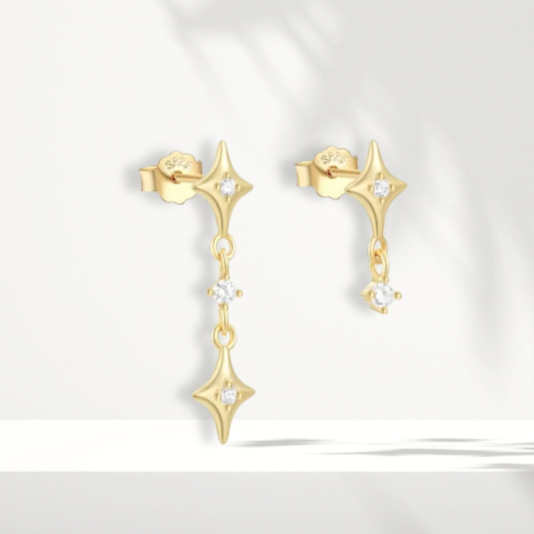 Orecchini placcati in oro