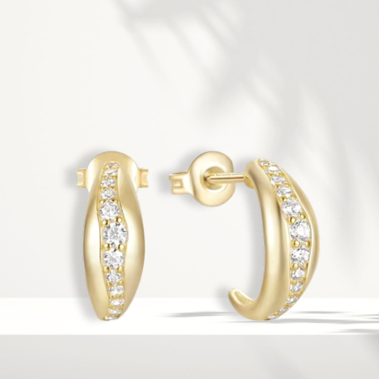 Orecchini placcati in oro