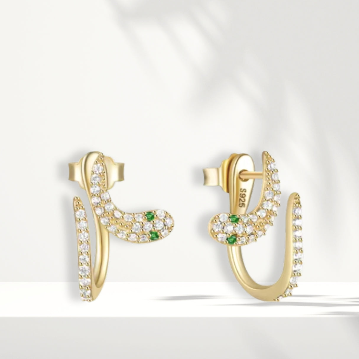 Orecchini placcati in oro