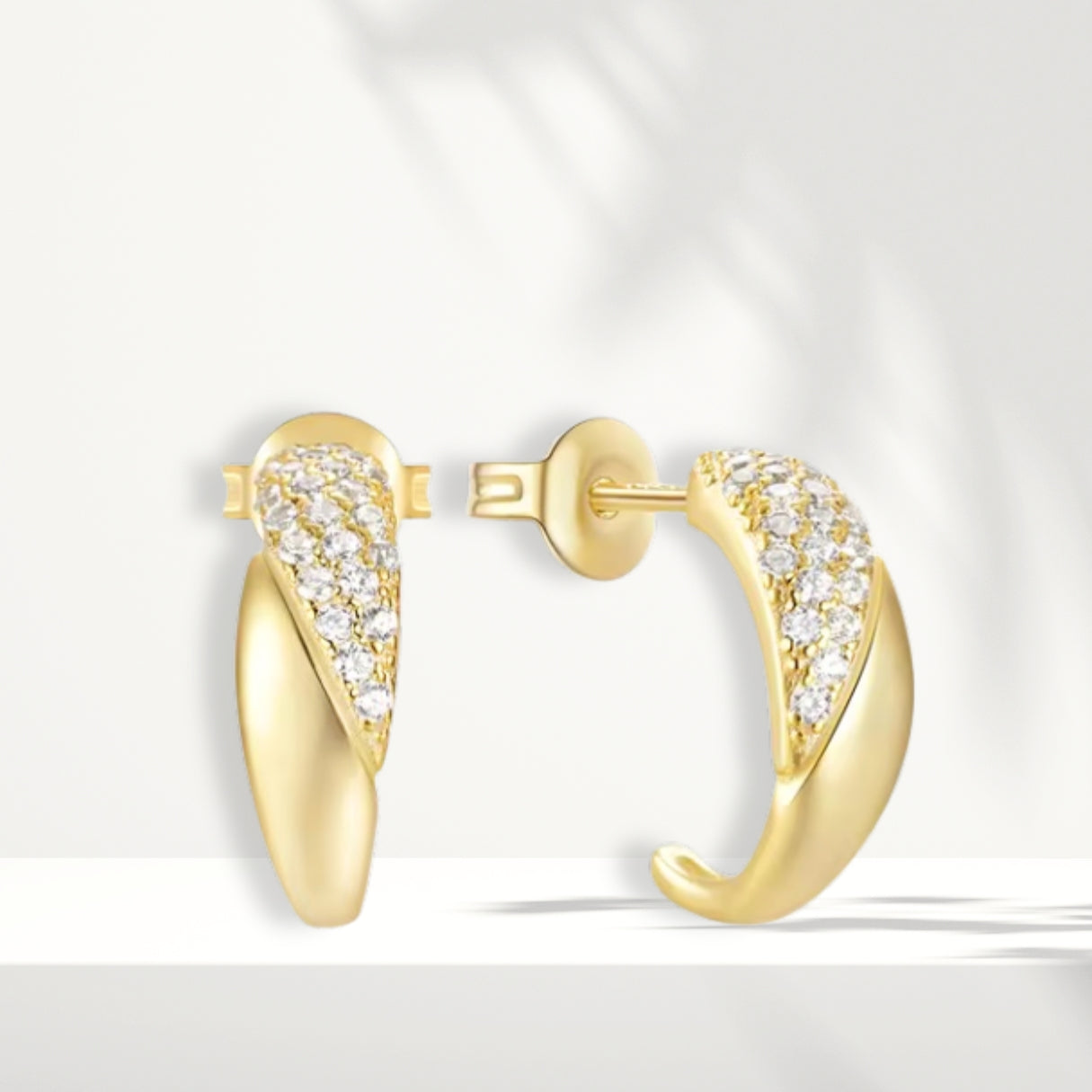 Orecchini placcati in oro