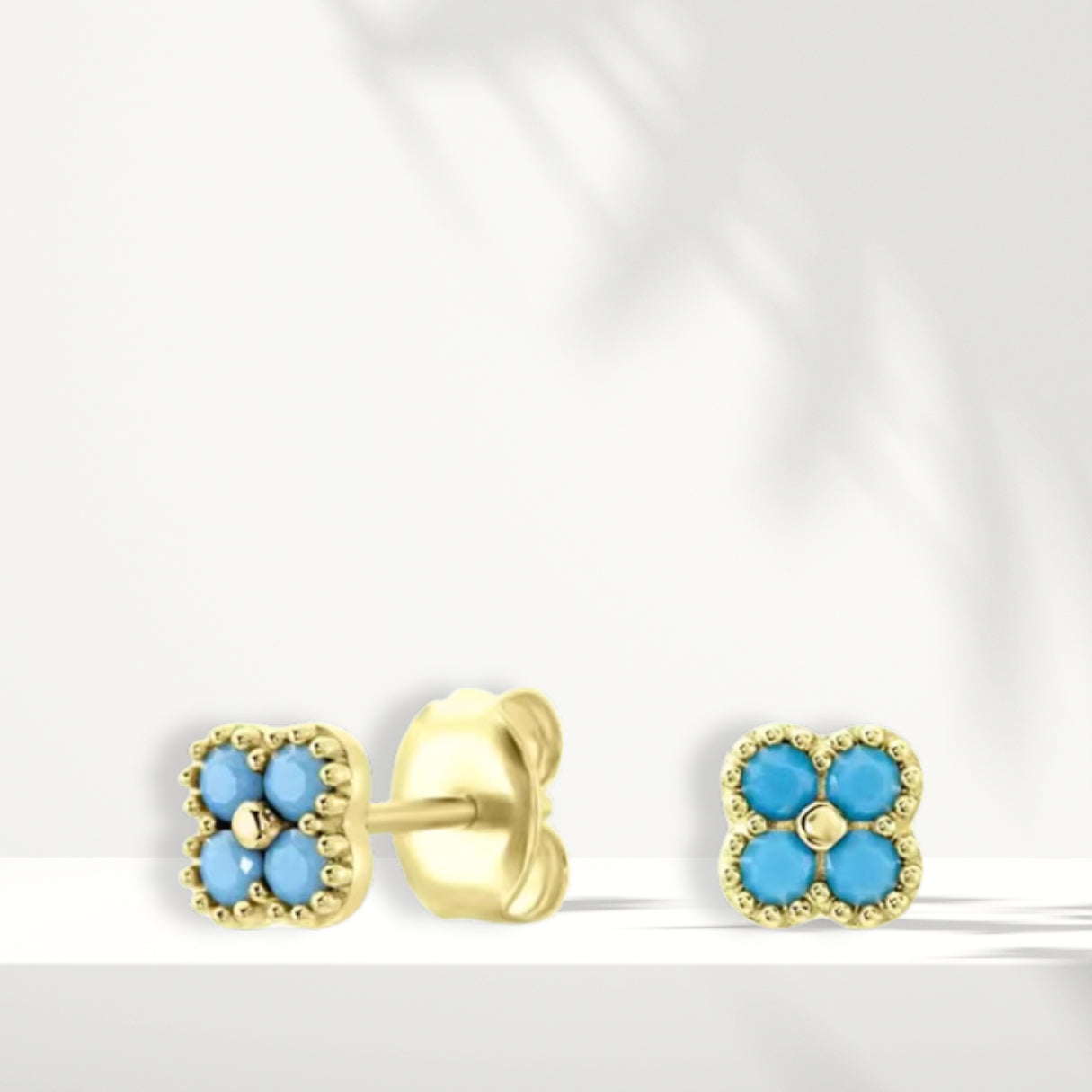 Rosévergoldete Ohrringe