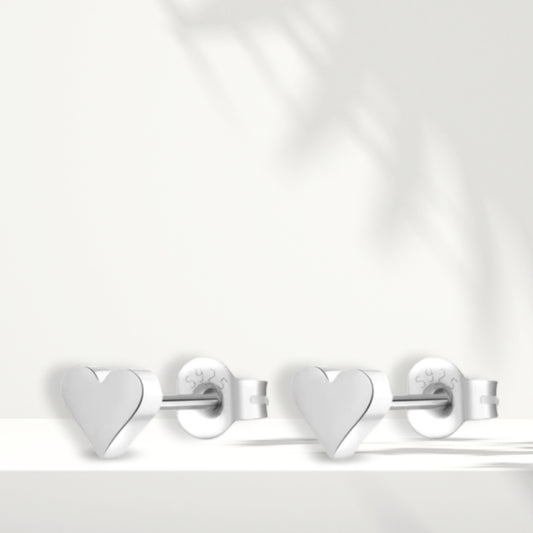 Orecchini in argento bianco