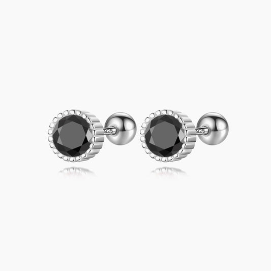 Orecchini in argento bianco