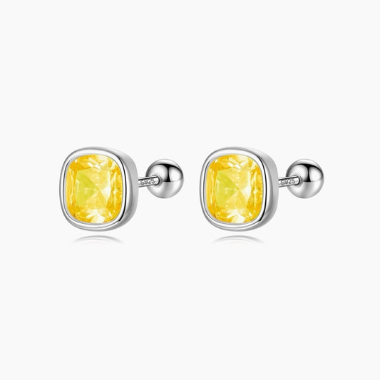 Orecchini in argento bianco